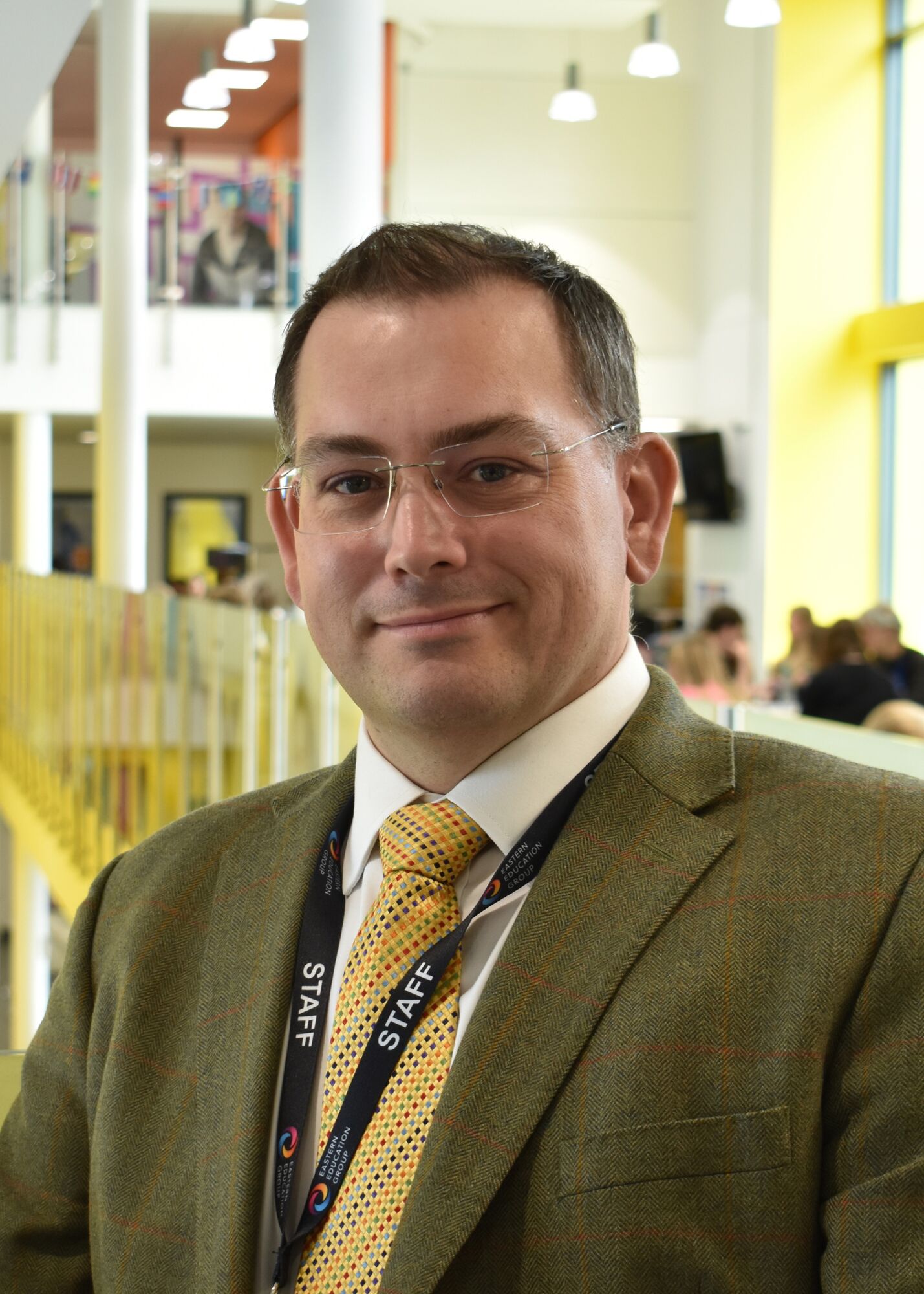 1 Stuart Small has become the new principal of Abbeygate Sixth Form College Copy